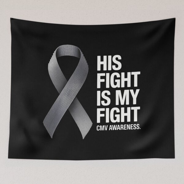 Item preview, Cytomegalovirus His Fight Is My Fight CMV Awareness designed and sold by PunkNation-Arts.