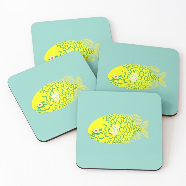 Item preview, Colorful Deep Sea Fish Illustration | Pinecone Fish designed and sold by Kyotsube.