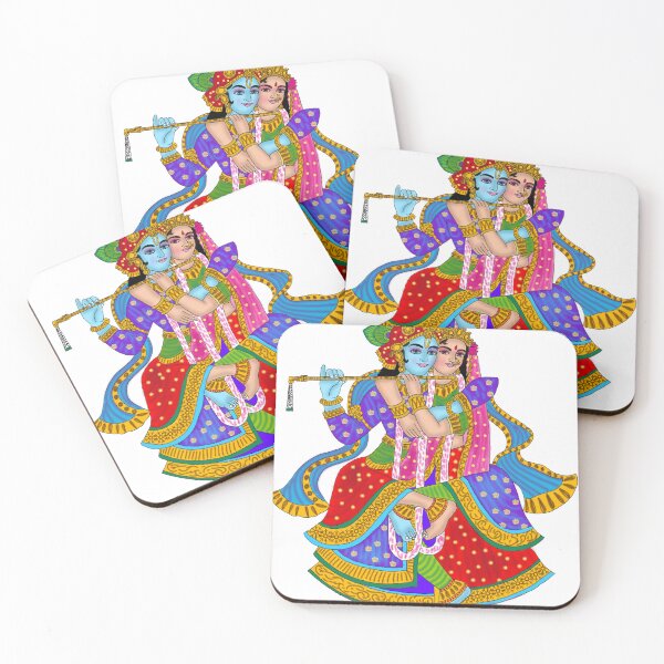 Item preview, Radha Krishna – Eternal Love & Devotion Digital Artwork designed and sold by Harshit_Digital_Arts.