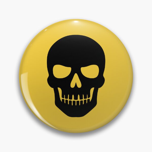 Item preview, Simple Skull – Bold Black Horror Silhouette Design designed and sold by hangmeart.