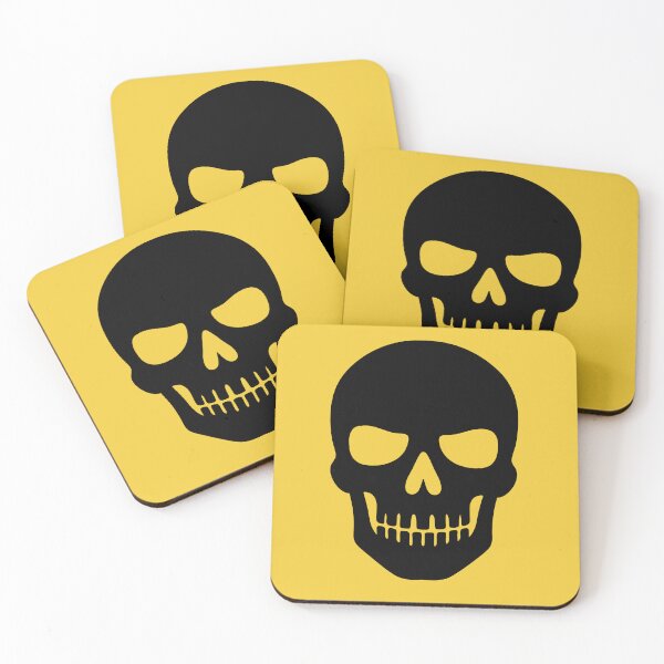 Item preview, Simple Skull – Bold Black Horror Silhouette Design designed and sold by hangmeart.