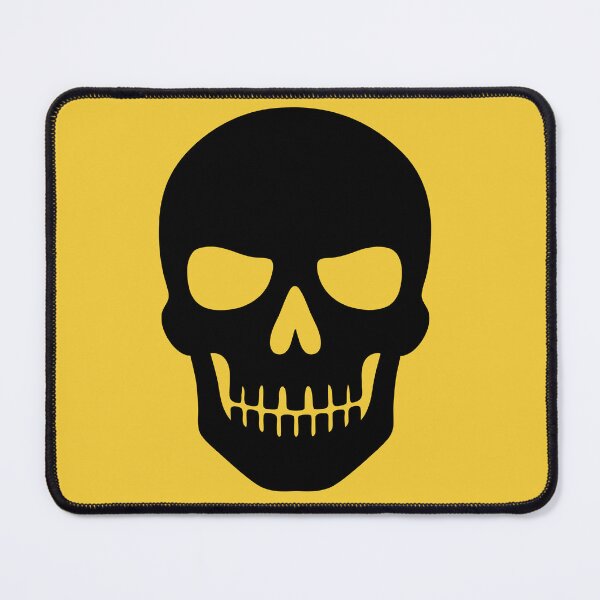Item preview, Simple Skull – Bold Black Horror Silhouette Design designed and sold by hangmeart.