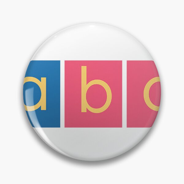 Item preview, Minimal Montessori Sandpaper Letters – ABC Design designed and sold by MforMontessori.
