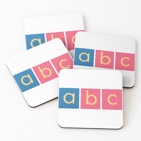 Item preview, Minimal Montessori Sandpaper Letters – ABC Design designed and sold by MforMontessori.