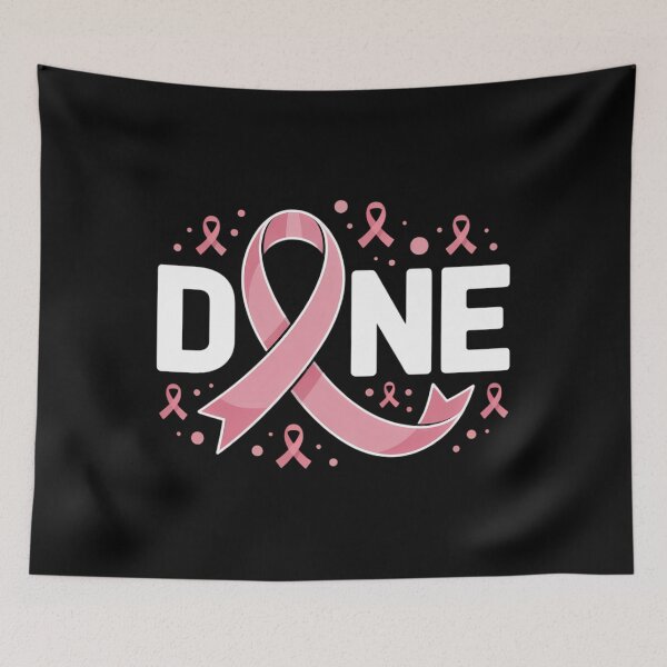 Item preview, Done Last Day Of Radiation Chemo Breast Cancer Awareness designed and sold by PunkNation-Arts.