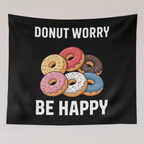 Item preview, Donut Worry Be Happy Kids Toddler Baby Outfit Doughnut designed and sold by PunkNation-Arts.