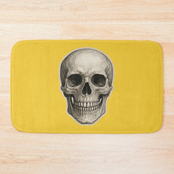 Item preview, Simple Skull – Bold Black Horror Silhouette Design designed and sold by hangmeart.