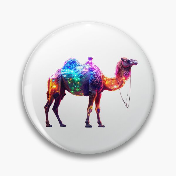 Item preview, Colorful Camel Glowing Art designed and sold by GloriousArtSKD.