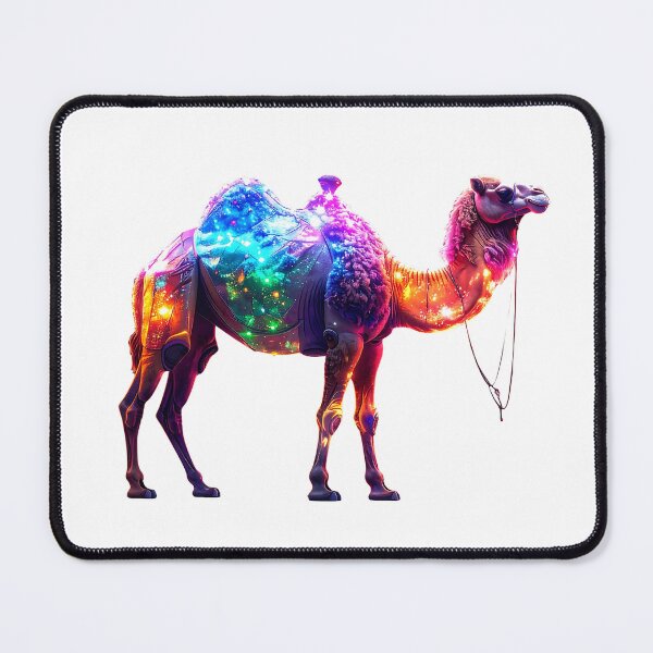 Item preview, Colorful Camel Glowing Art designed and sold by GloriousArtSKD.