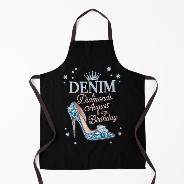 Item preview, Fabulous Denim & Diamonds August Birthday Queens High Heels designed and sold by PunkNation-Arts.