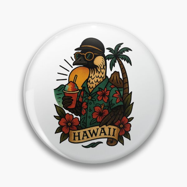 Item preview, Hawaii Nene Bird Vintage Shirt | Tropical Aloha Goose | Nifty Fifty State Collection designed and sold by Zippitydodads.