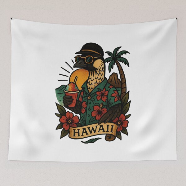 Item preview, Hawaii Nene Bird Vintage Shirt | Tropical Aloha Goose | Nifty Fifty State Collection designed and sold by Zippitydodads.