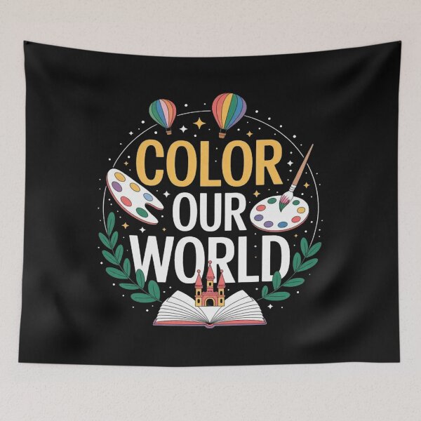 Item preview, Color Our World Book Reader Art Painter designed and sold by Vastingan.