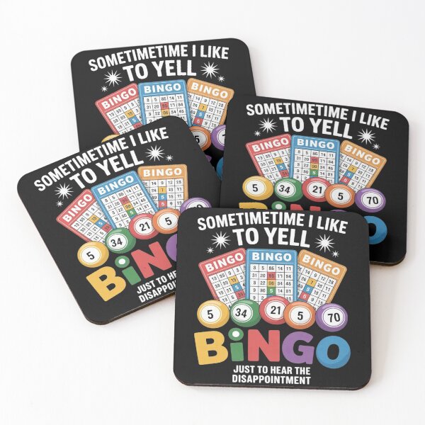 Item preview, Colorful Bingo Casino Game Quote designed and sold by Vastingan.