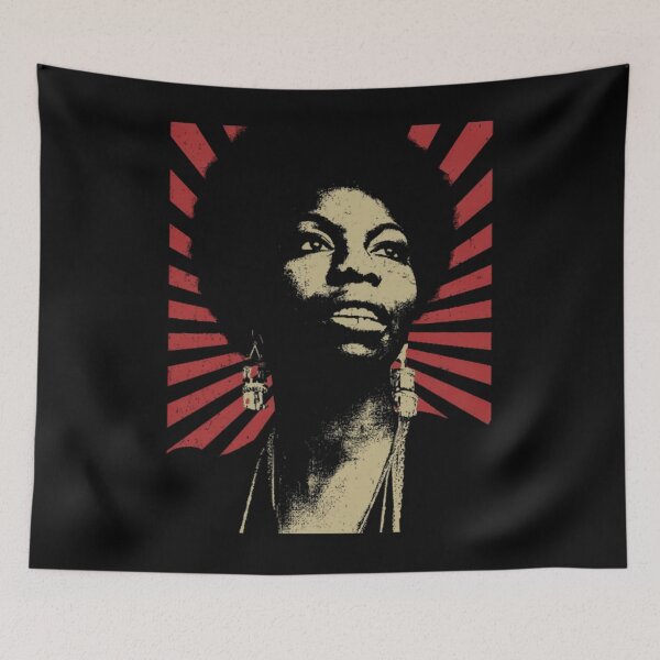 Item preview, Nina Simone  Vintage Style Design  Fan Art Design designed and sold by Stacy-Leuschke.