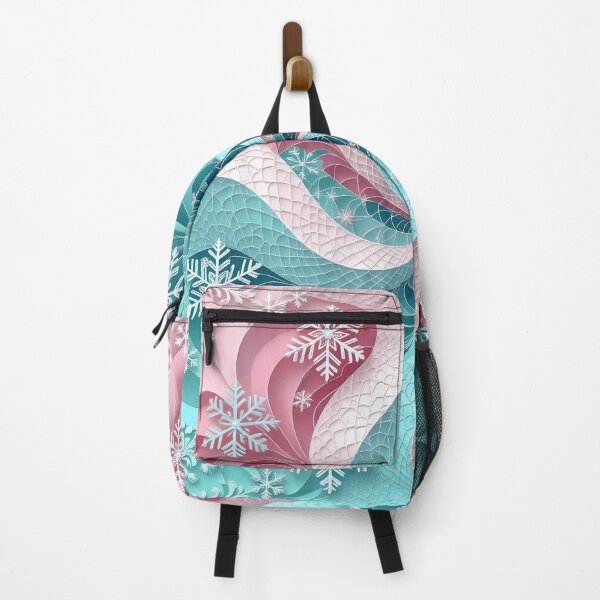 Item preview, Abstract Wave Fractal Pink and Blue designed and sold by Sharon Schwalbe.