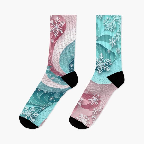Item preview, Abstract Wave Fractal Pink and Blue designed and sold by Sharon Schwalbe.