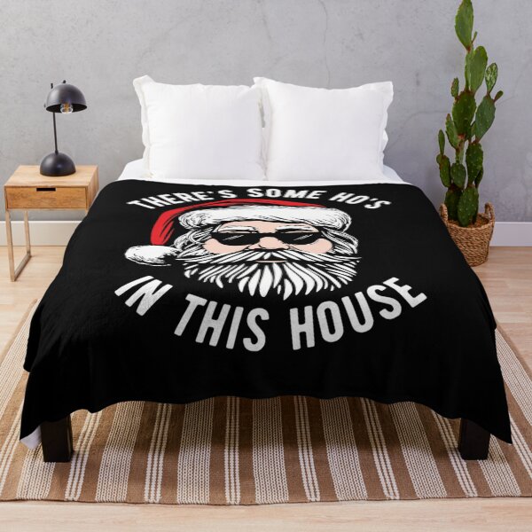 Item preview, There's Some Ho's In This House Cool Santa Face Inappropriate Christmas Funny designed and sold by ugajikus38.