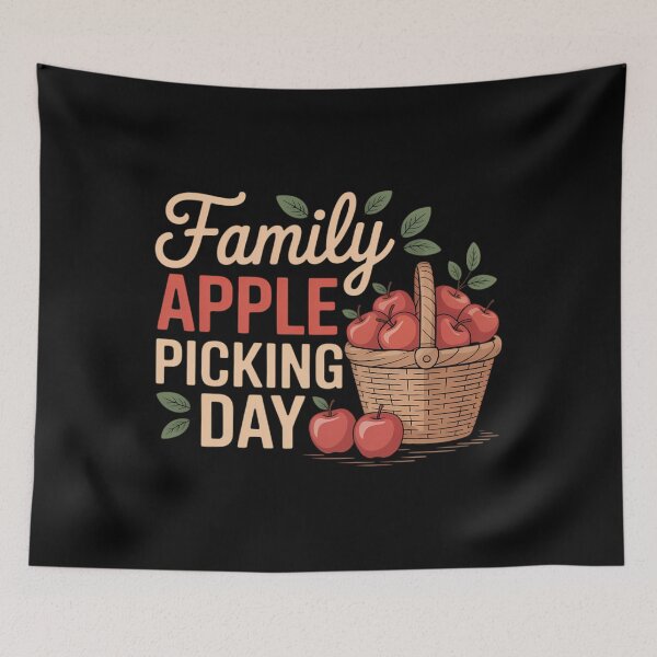 Item preview, Family Apple Picking Day designed and sold by PunkNation-Arts.