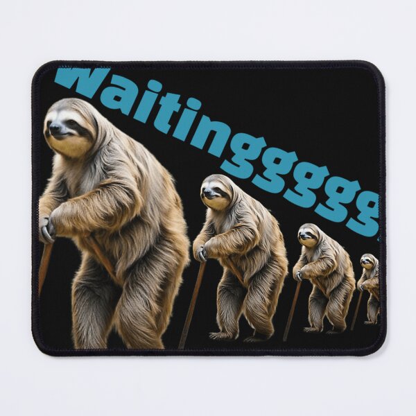 Item preview, Elder Sloth Waiting In A Queue designed and sold by OdelinHernand.