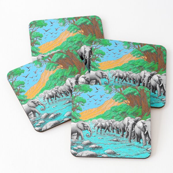 Item preview, Safari Sights – Elephant Parade designed and sold by A Cozy Bundle.