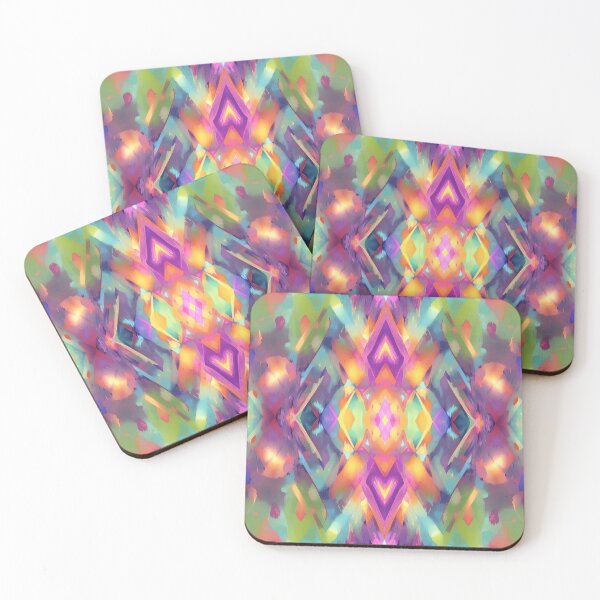 Item preview, Prismatic Energy Burst – Vibrant Abstract Kaleidoscope Pattern designed and sold by ccitypictures.