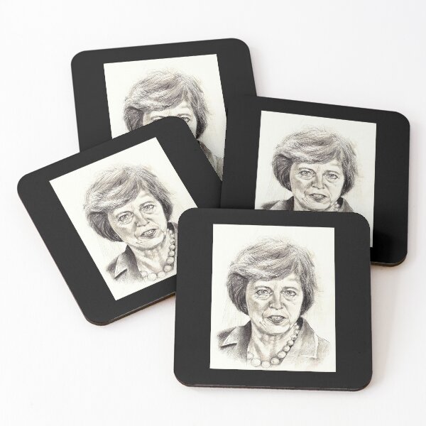 Item preview, Theresa May Portrait Suzanns Art	 designed and sold by ugajikus38.