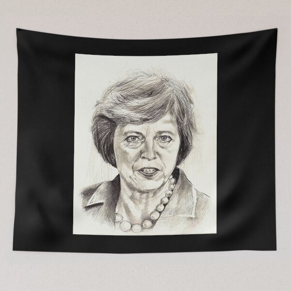 Item preview, Theresa May Portrait Suzanns Art	 designed and sold by ugajikus38.