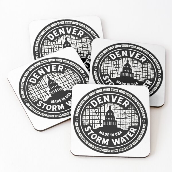 Item preview, Denver Manhole Cover Shirt – Rocky Mountain Urban Stamp with Mile High Pride designed and sold by Urban designs by PiMediaDen.