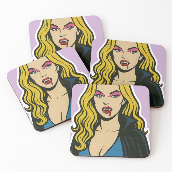 Item preview, Glampire – Glamorous Female Vampire Pop Art Design designed and sold by hangmeart.