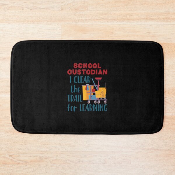 Item preview, School Custodian I Clear the Trail for Learning  	 designed and sold by cslchduqhkp11.