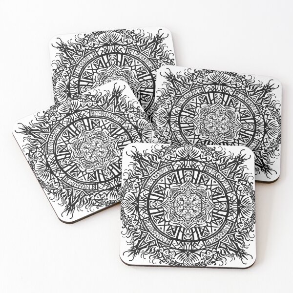 Item preview, Runic mandala 4 designed and sold by UrielCalavera.