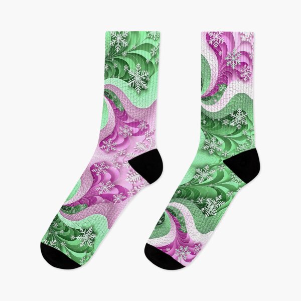 Item preview, Abstract Fractal Pink and Green designed and sold by Sharon Schwalbe.