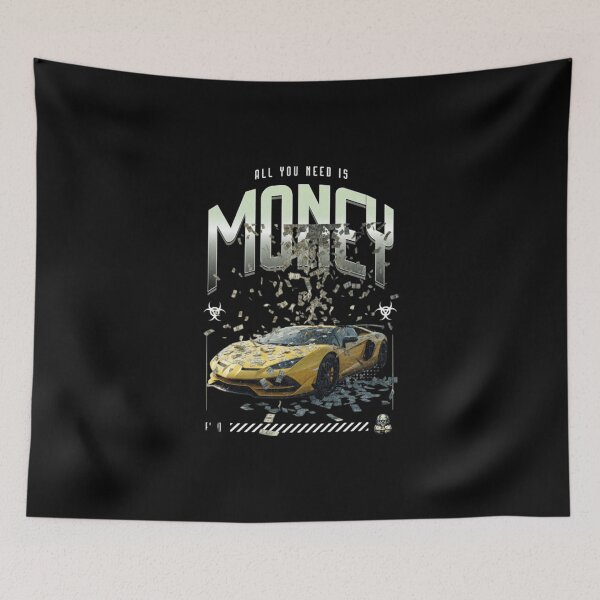 Item preview, Luxury Money Car Hustle T-Shirt | Motivational Streetwear designed and sold by SoulFlex.