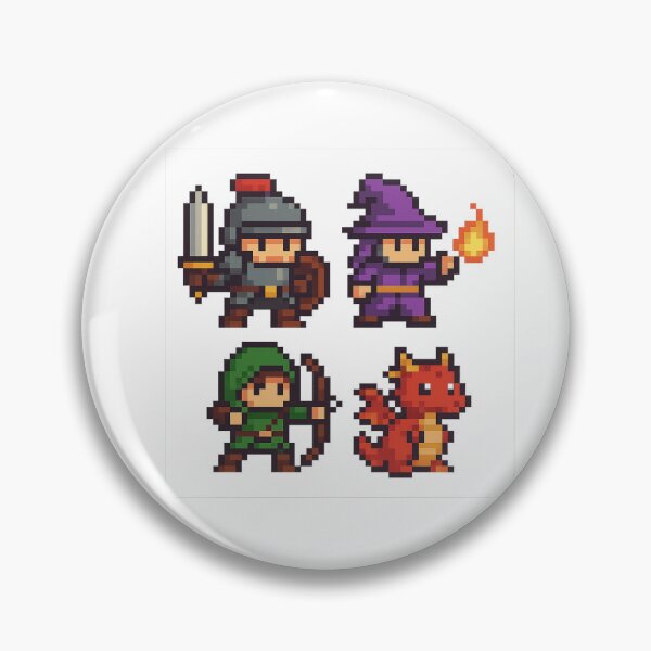 Item preview, Pixel RPG Heroes – Retro 16-Bit Adventure Characters designed and sold by ARTS KRM.