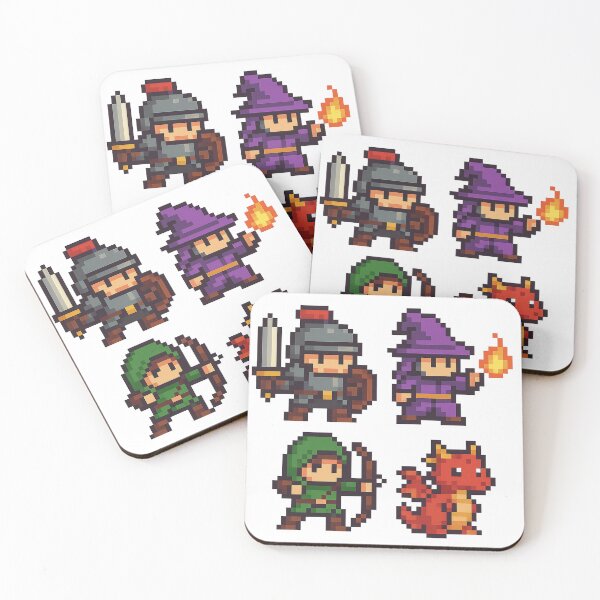 Item preview, Pixel RPG Heroes – Retro 16-Bit Adventure Characters designed and sold by ARTS KRM.