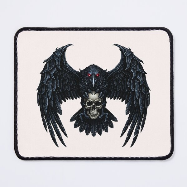 Item preview, Dark Raven with Skull Design designed and sold by El Hermano Gym.