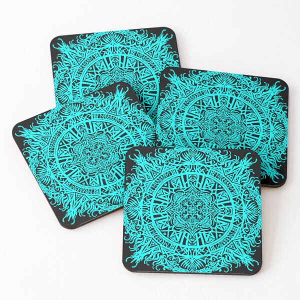 Item preview, Mandala runic 4 blue designed and sold by UrielCalavera.