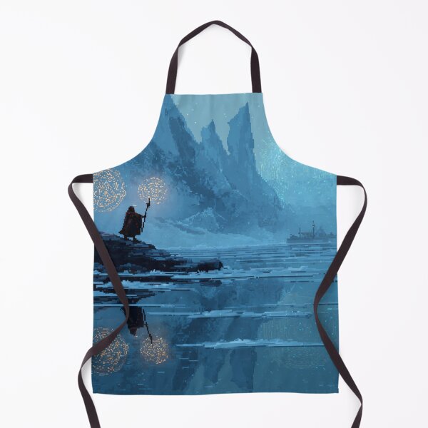 Item preview, Mage by the Frozen Lake Pixel Art designed and sold by Rtymer.
