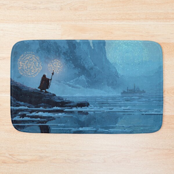 Item preview, Mage by the Frozen Lake Pixel Art designed and sold by Rtymer.