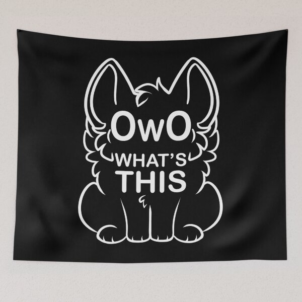 Item preview,  Owo What'S This - White Text designed and sold by Timothykalski.