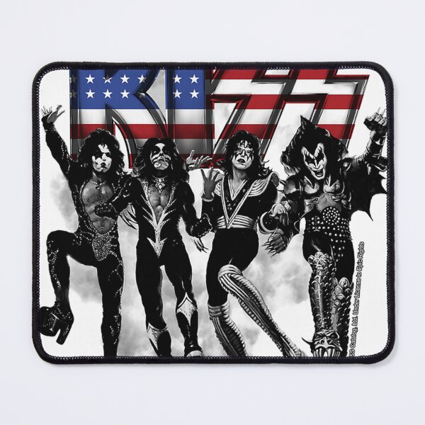 Item preview, Kiss The Band - Destroyer Black And White Fog Usa Logo designed and sold by Taraalsh.