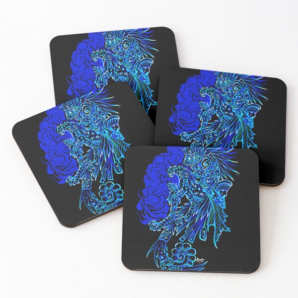 Item preview, blue tezcatlipoca designed and sold by UrielCalavera.