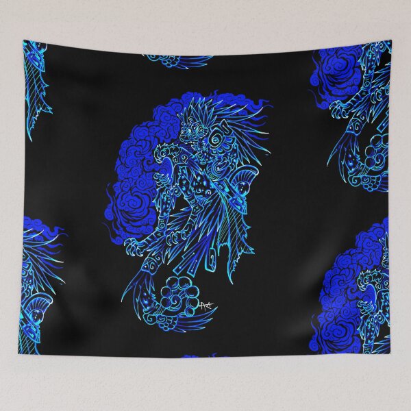 Item preview, blue tezcatlipoca designed and sold by UrielCalavera.