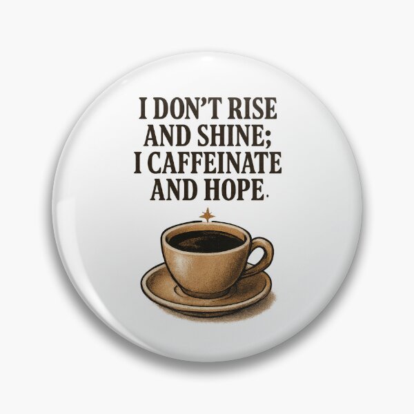 Item preview, Funny Coffee Quote: Caffeinate and Hope designed and sold by Apex Designs.