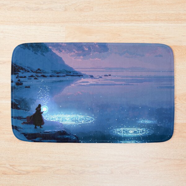 Item preview, Mage by the Frozen Lake Pixel Art designed and sold by Rtymer.