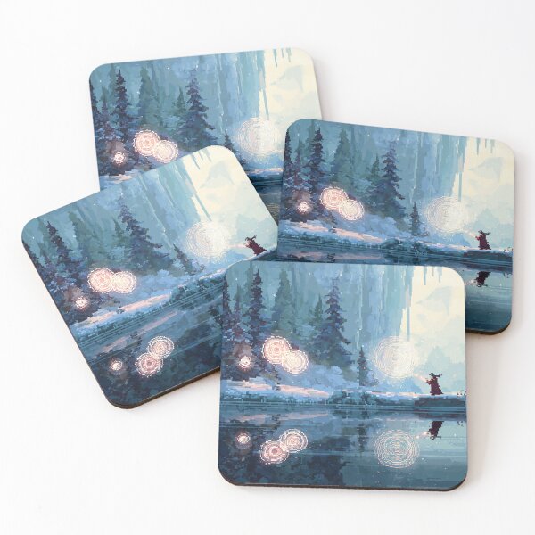 Item preview, Mage by the Frozen Lake Pixel Art designed and sold by Rtymer.