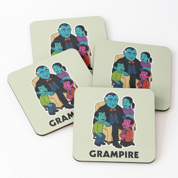 Item preview, Grampire – Funny Grandpa Vampire with Kids Cartoon designed and sold by hangmeart.