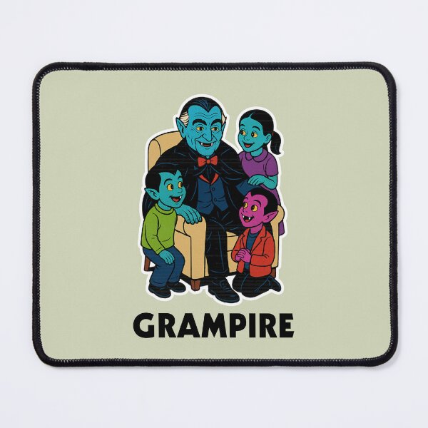 Item preview, Grampire – Funny Grandpa Vampire with Kids Cartoon designed and sold by hangmeart.