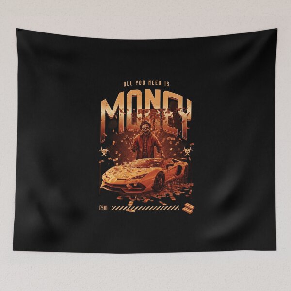 Item preview, Luxury Money Car Hustle T-Shirt | Motivational Streetwear designed and sold by SoulFlex.